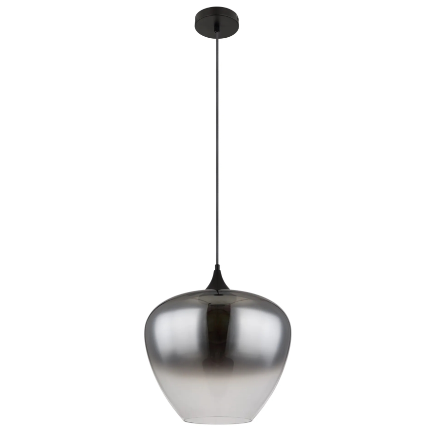 Globo - Chandelier on a string 1xE27/60W/230V d. 40 cm black