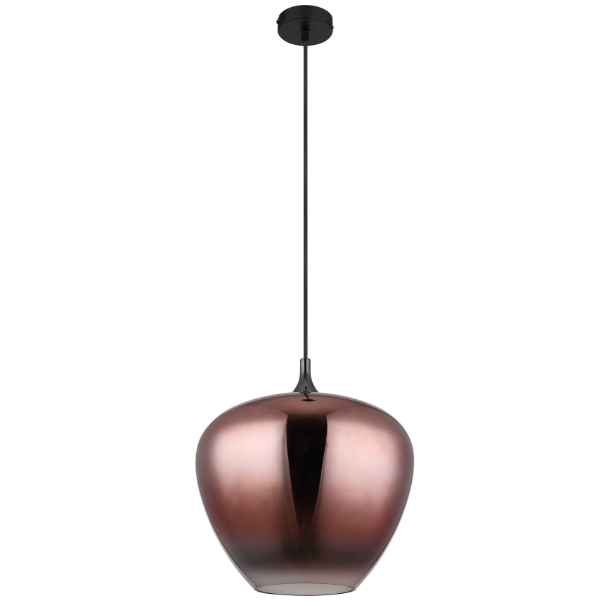 Globo - Chandelier on a string 1xE27/60W/230V d. 40 cm copper