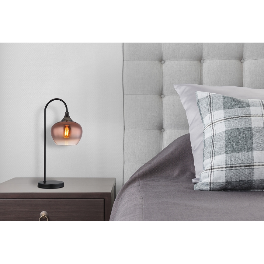 Globo - Table lamp 1xE27/40W/230V copper