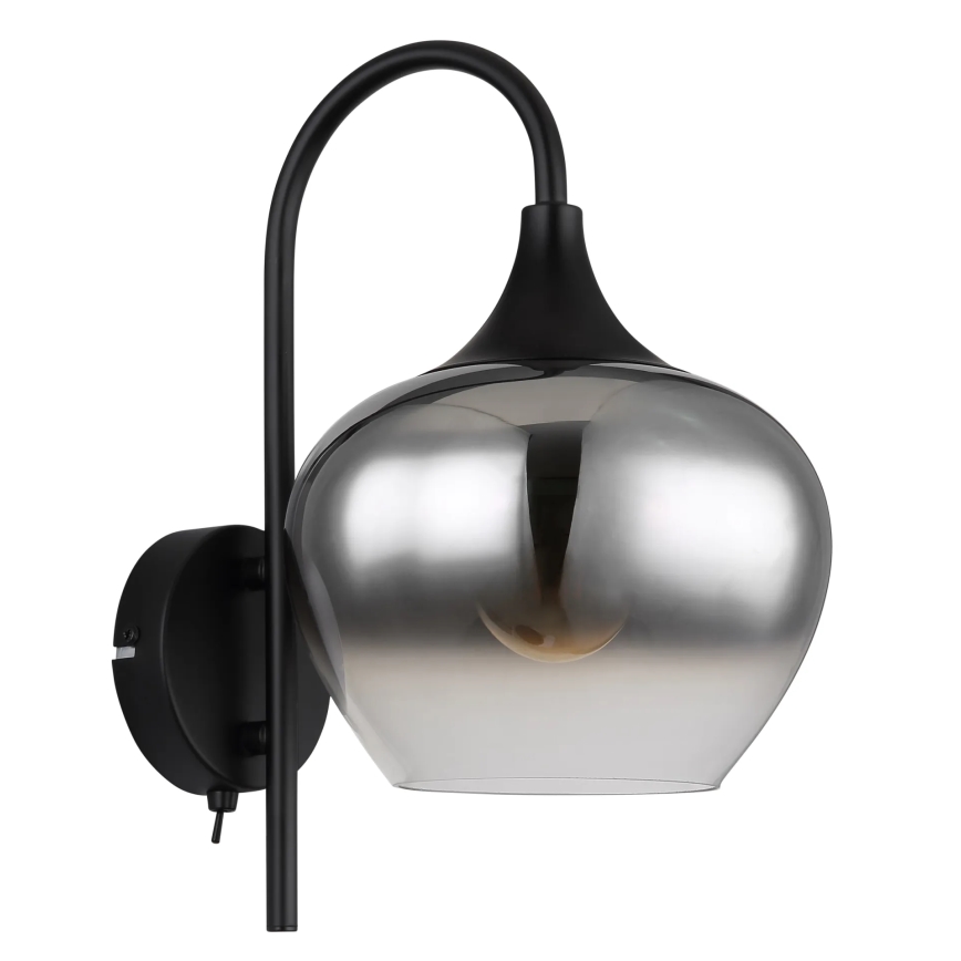 Globo - Wall lamp 1xE27/40W/230V black