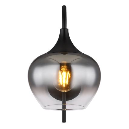 Globo - Wall lamp 1xE27/40W/230V black