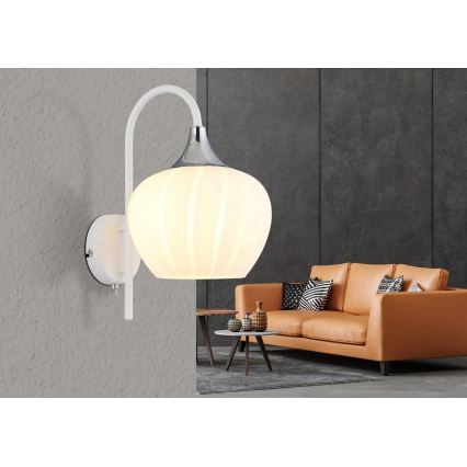 Globo - Wall lamp 1xE27/40W/230V white