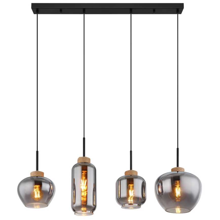 Globo - Chandelier on a string 4xE27/40W/230V