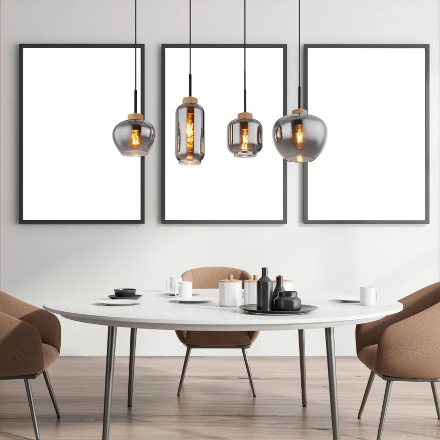 Globo - Chandelier on a string 4xE27/40W/230V