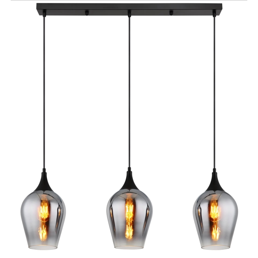 Globo - Chandelier on a string 3xE27/60W/230V