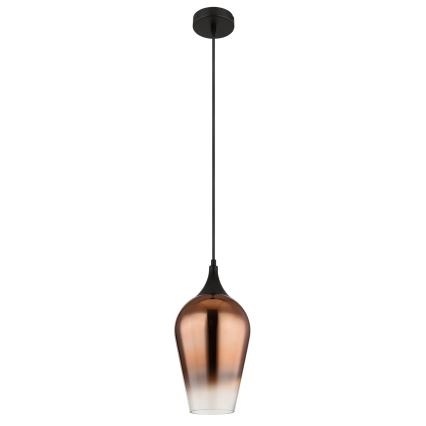 Globo - Chandelier on a string 1xE27/60W/230V d. 18 cm copper