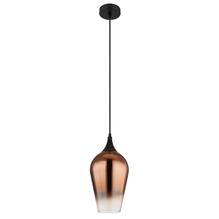 Globo - Chandelier on a string 1xE27/60W/230V d. 18 cm copper