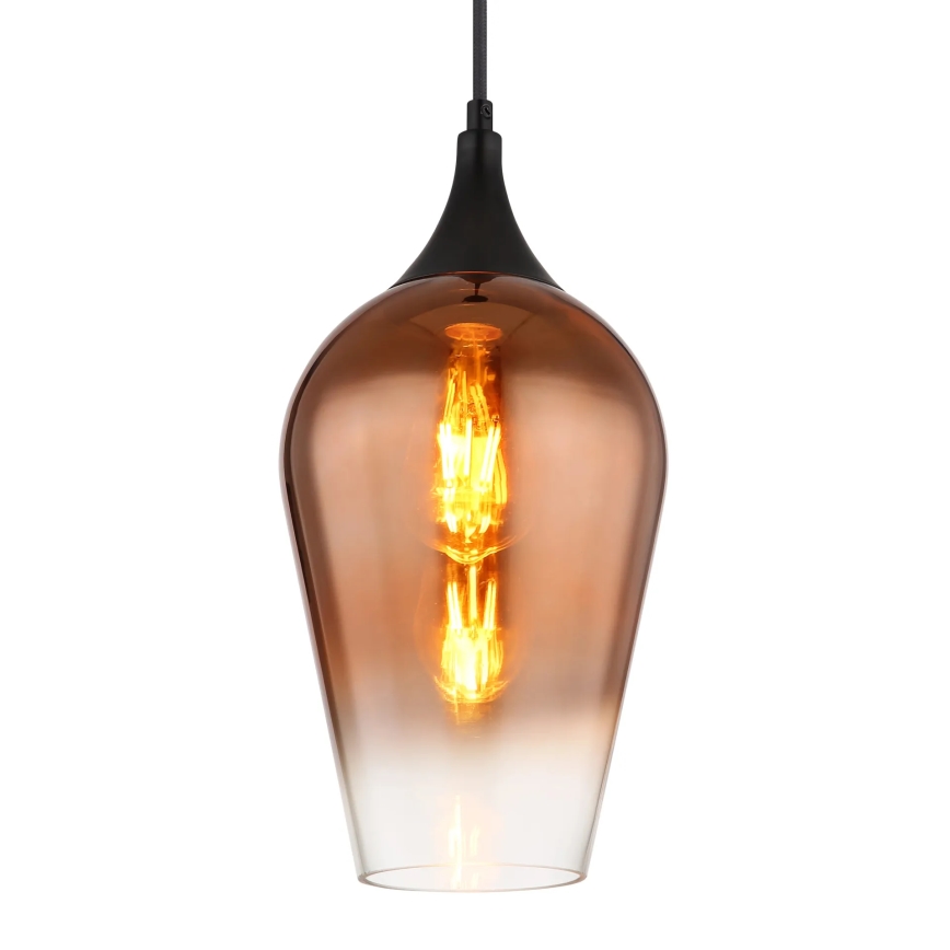 Globo - Chandelier on a string 1xE27/60W/230V d. 18 cm copper