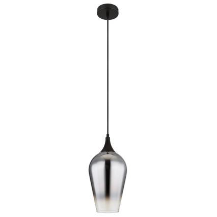 Globo - Chandelier on a string 1xE27/60W/230V d. 18 cm black