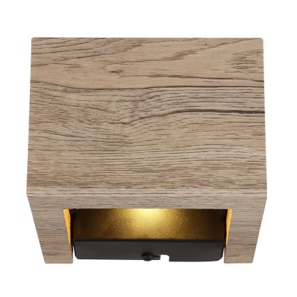 Globo - LED Wall light LED/8W/230V brown