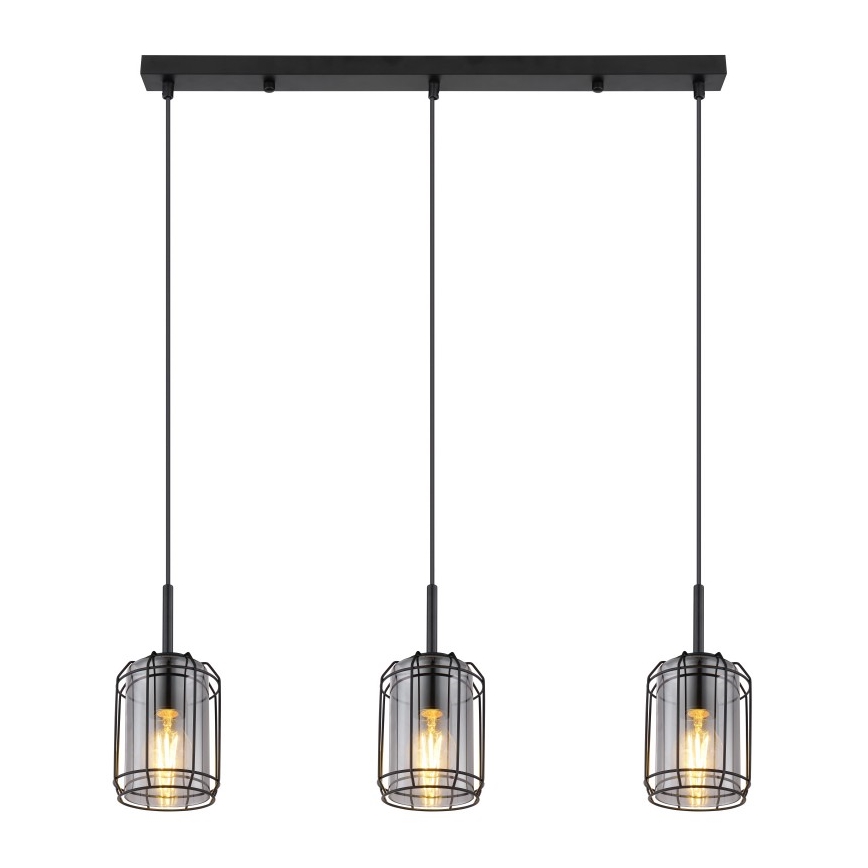 Globo - Chandelier on a string 3xE27/60W/230V
