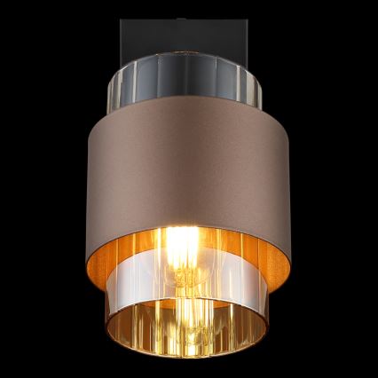 Globo - Wall spotlight 1xE27/40W/230V black/bronze