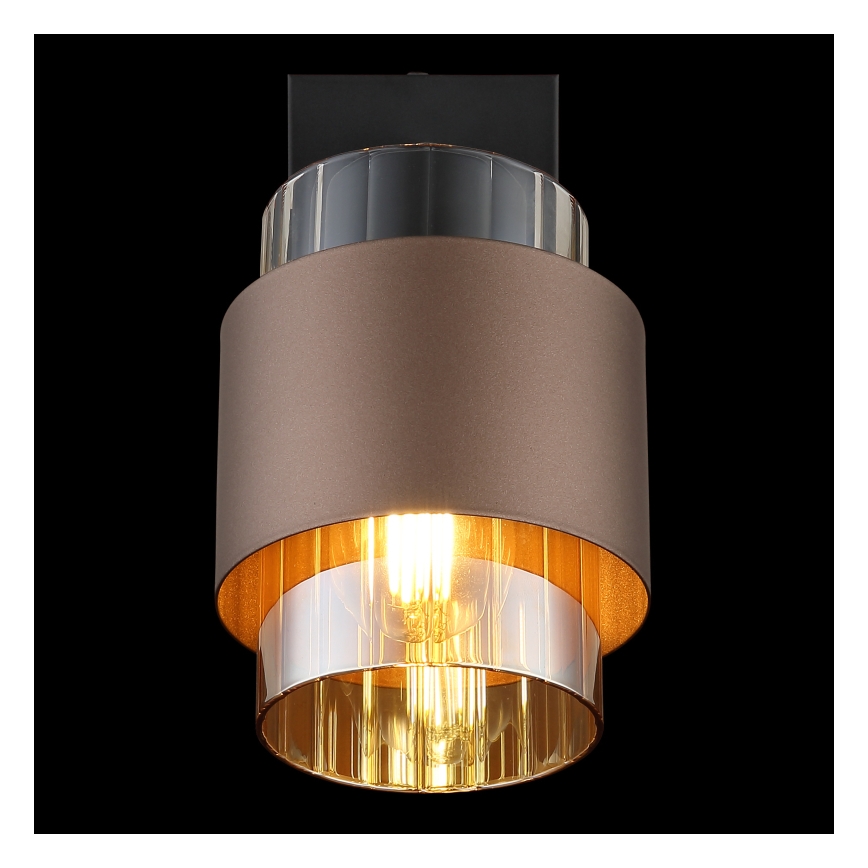 Globo - Wall spotlight 1xE27/40W/230V black/bronze