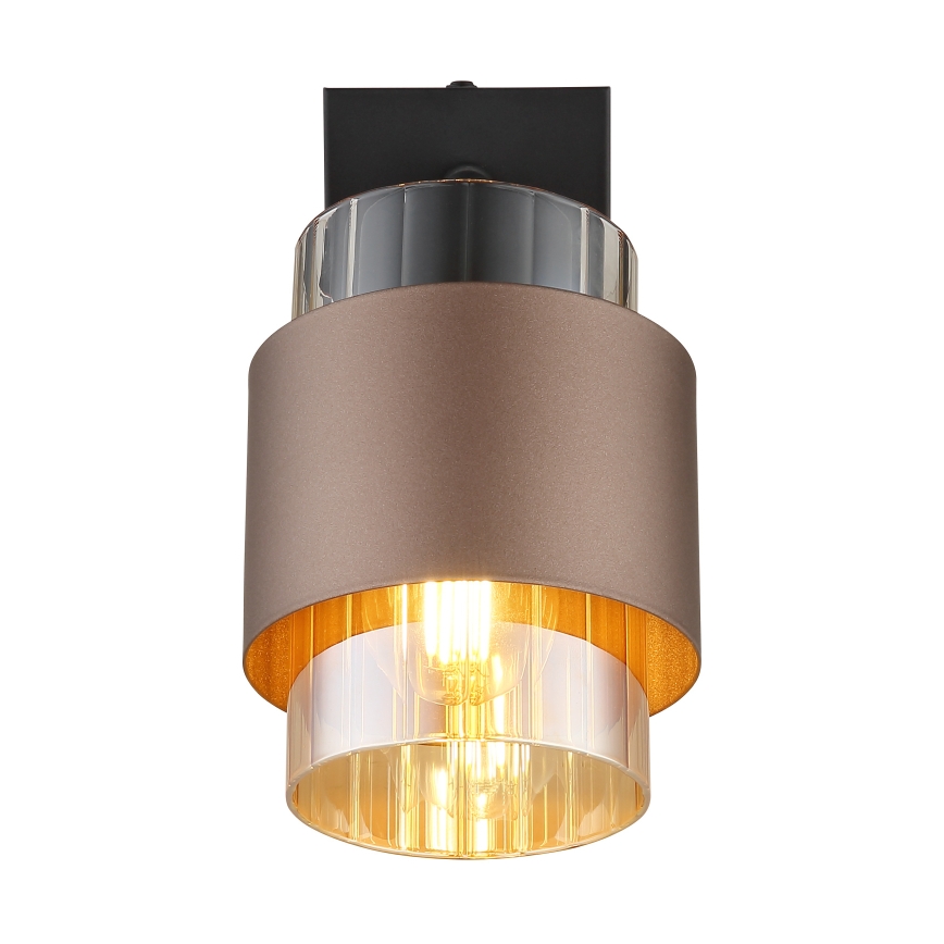 Globo - Wall spotlight 1xE27/40W/230V black/bronze
