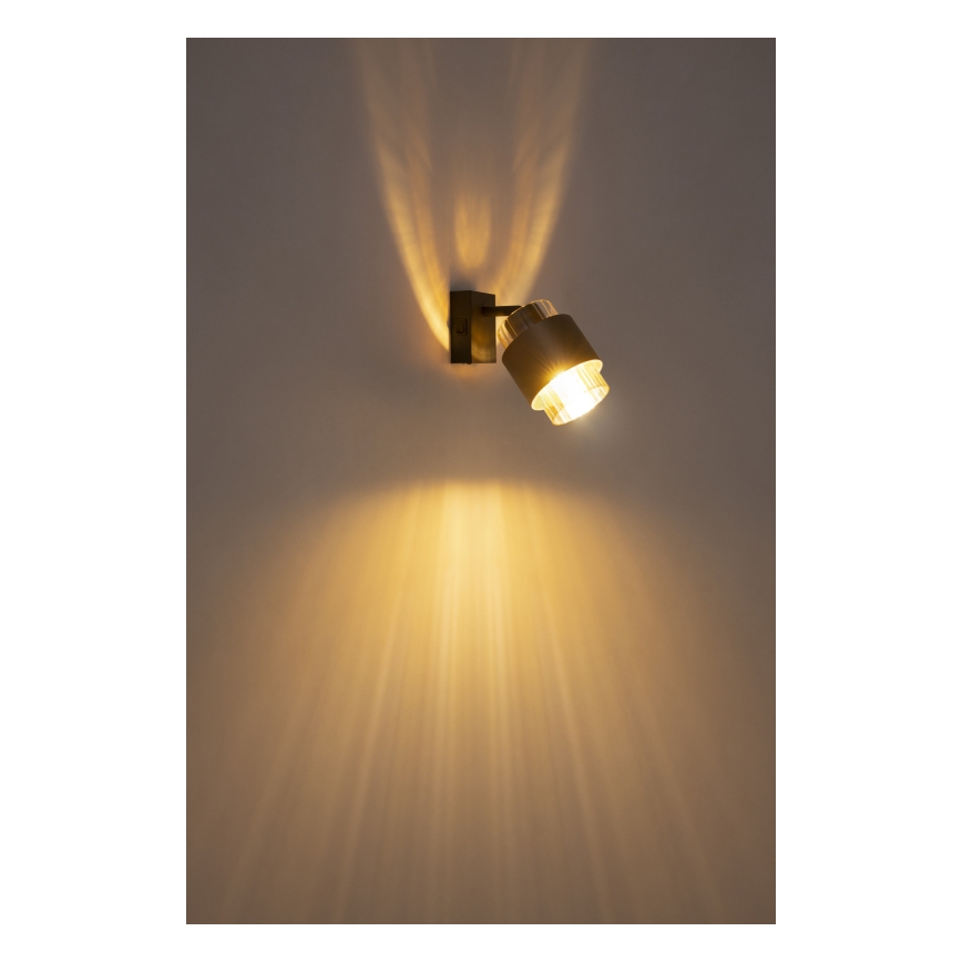Globo - Wall spotlight 1xE27/40W/230V black/bronze
