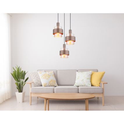 Globo - Chandelier on a string 3xE27/60W/230V d. 45 cm