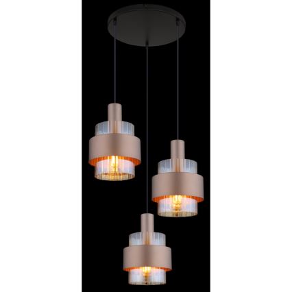 Globo - Chandelier on a string 3xE27/60W/230V d. 45 cm