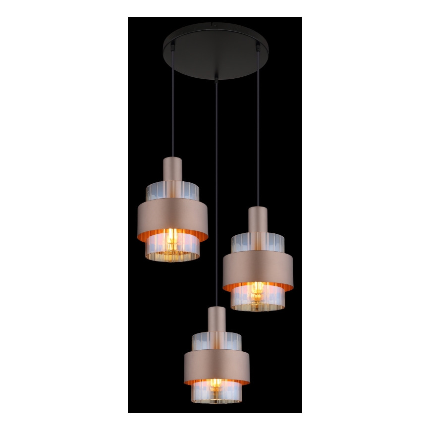 Globo - Chandelier on a string 3xE27/60W/230V d. 45 cm
