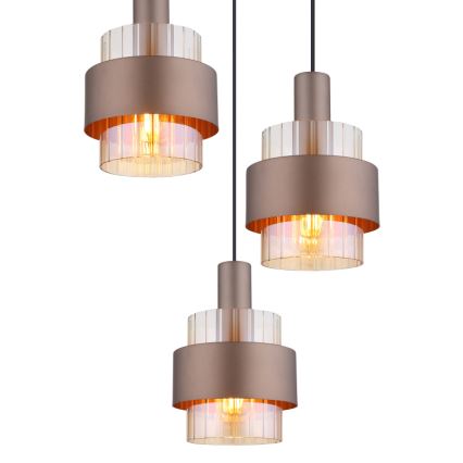 Globo - Chandelier on a string 3xE27/60W/230V d. 45 cm