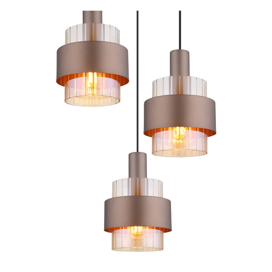 Globo - Chandelier on a string 3xE27/60W/230V d. 45 cm