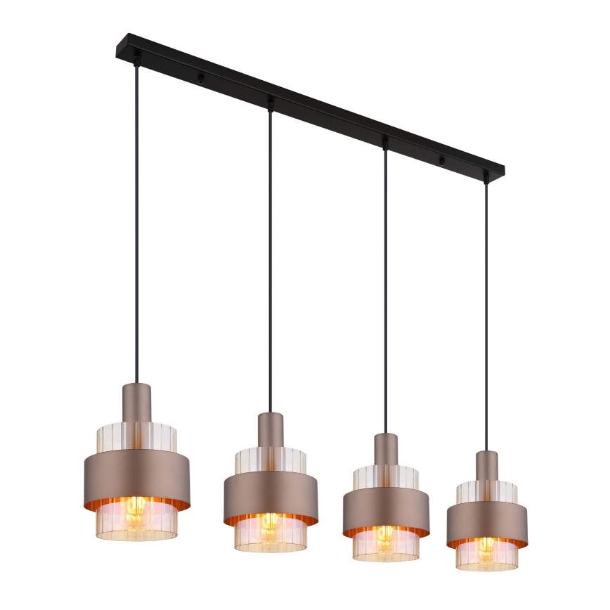 Globo - Chandelier on a string 4xE27/60W/230V