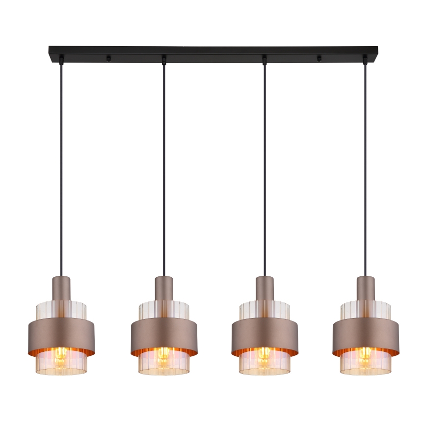 Globo - Chandelier on a string 4xE27/60W/230V