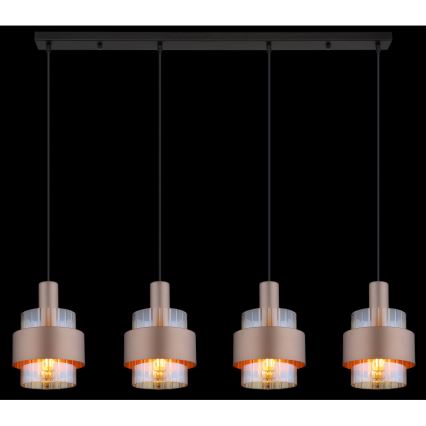 Globo - Chandelier on a string 4xE27/60W/230V