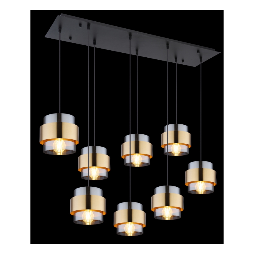 Globo - Chandelier on a string 8xE27/60W/230V
