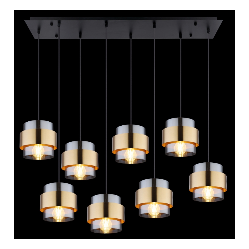Globo - Chandelier on a string 8xE27/60W/230V