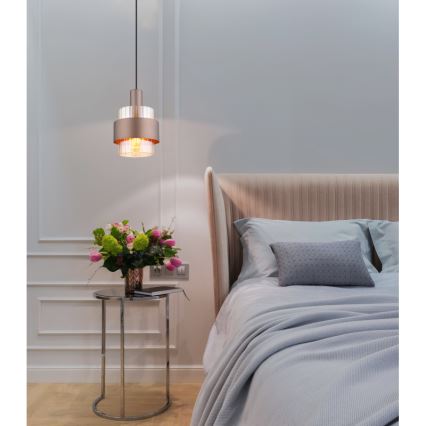 Globo - Chandelier on a string 1xE27/60W/230V d. 18,5 cm