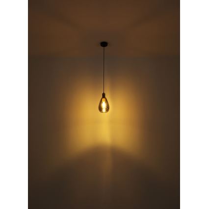 Globo - Chandelier on a string 1xE27/40W/230V brass