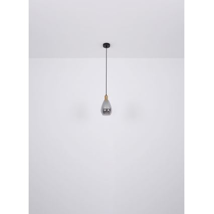 Globo - Chandelier on a string 1xE27/40W/230V brass