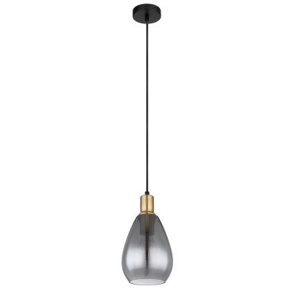 Globo - Chandelier on a string 1xE27/40W/230V brass