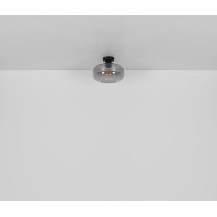 Globo - Surface-mounted chandelier 1xE27/40W/230V d. 28 cm grey