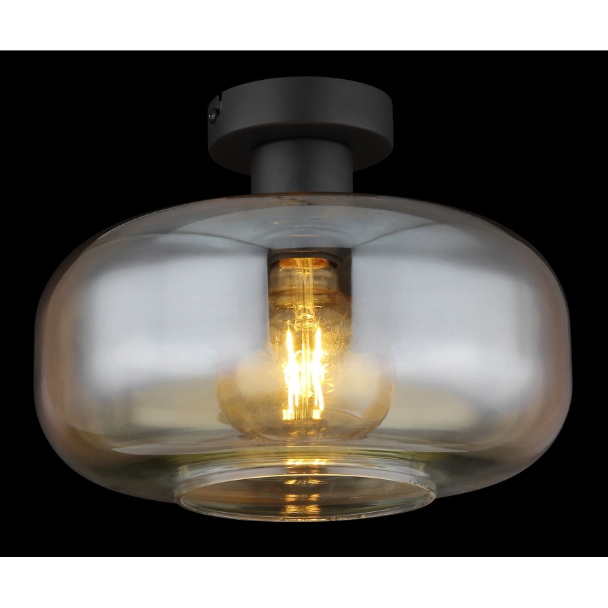 Globo - Surface-mounted chandelier 1xE27/40W/230V d. 28 cm clear
