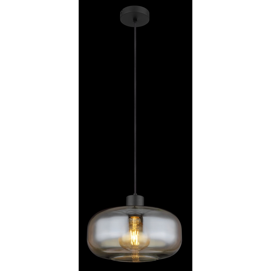 Globo - Chandelier on a string 1xE27/40W/230V d. 28 cm clear