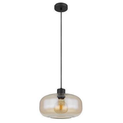 Globo - Chandelier on a string 1xE27/40W/230V d. 28 cm clear