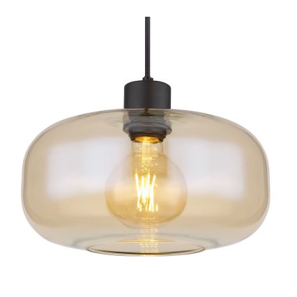 Globo - Chandelier on a string 1xE27/40W/230V d. 28 cm clear