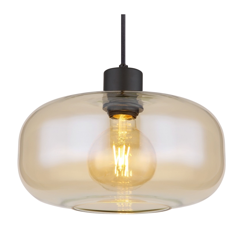 Globo - Chandelier on a string 1xE27/40W/230V d. 28 cm clear