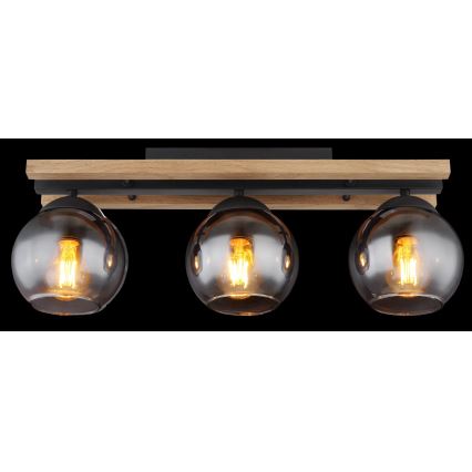 Globo - Surface-mounted chandelier 3xE27/25W/230V