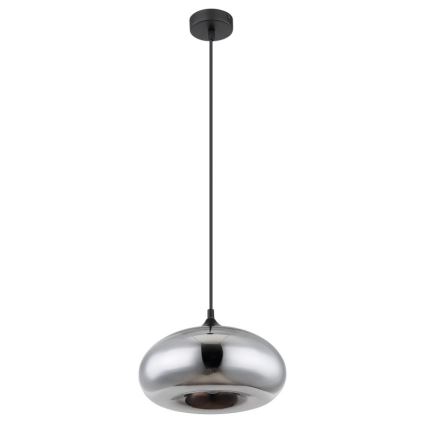 Globo - Chandelier on a string 1xE27/60W/230V shiny chrome