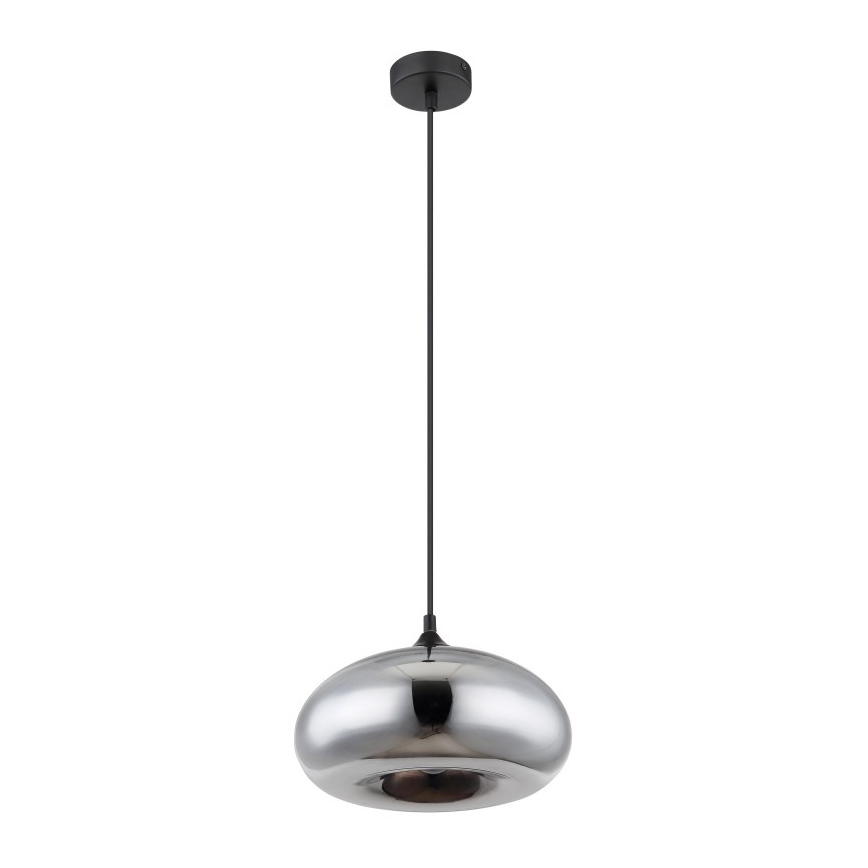 Globo - Chandelier on a string 1xE27/60W/230V shiny chrome