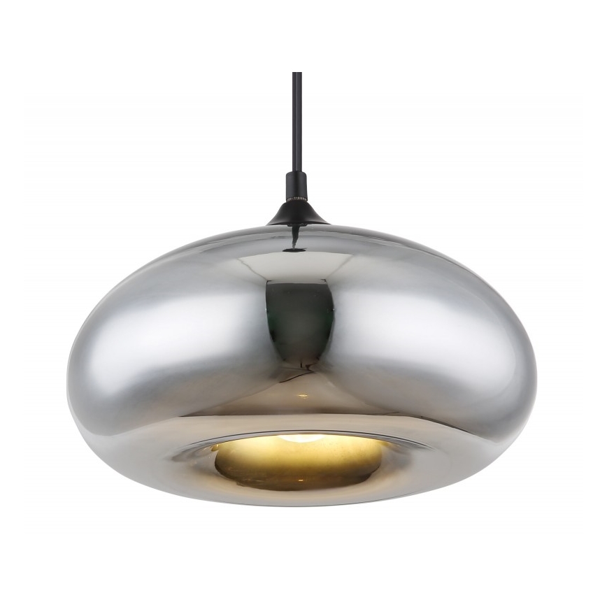 Globo - Chandelier on a string 1xE27/60W/230V shiny chrome