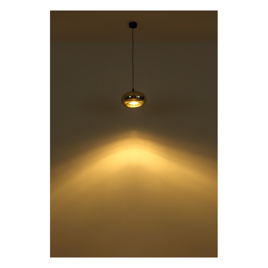 Globo - Chandelier on a string 1xE27/60W/230V copper