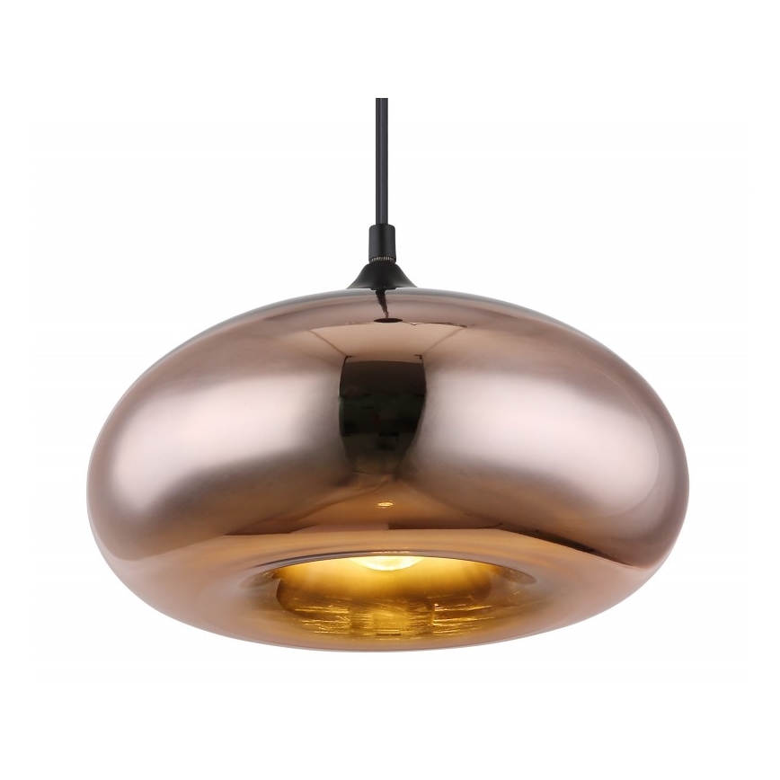 Globo - Chandelier on a string 1xE27/60W/230V copper