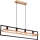 Globo 15575-4H - ERICA cable-suspended chandelier 4xE27/40W/230V black/beige