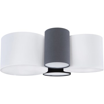 Globo 15586-4D - MAKKI ceiling light 4xE27/15W/230V white/gray/black