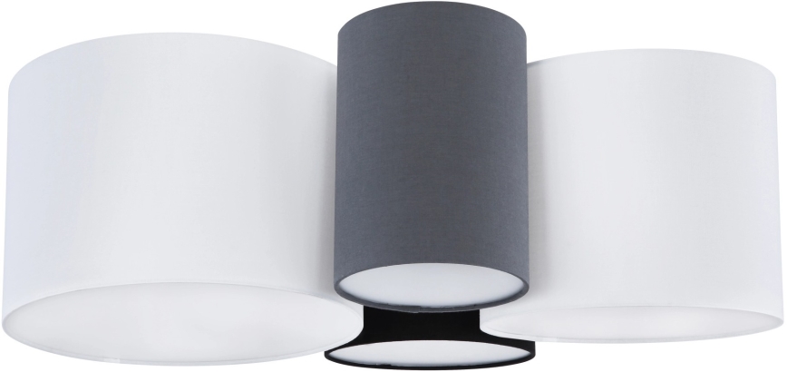 Globo 15586-4D - MAKKI ceiling light 4xE27/15W/230V white/gray/black