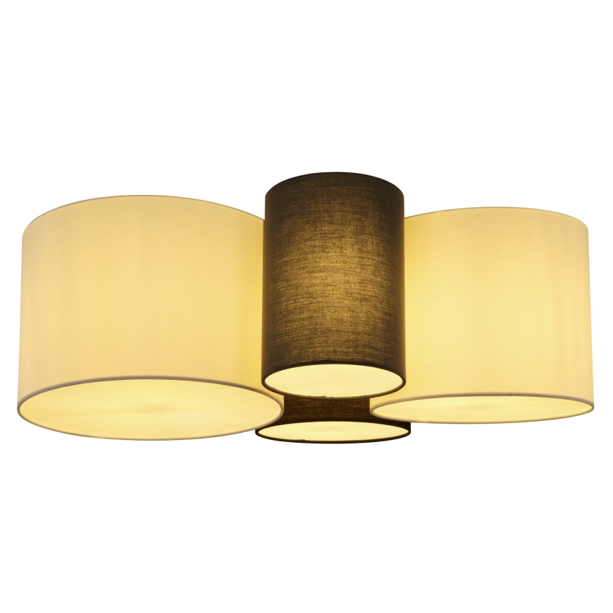 Globo 15586-4D - MAKKI ceiling light 4xE27/15W/230V white/gray/black