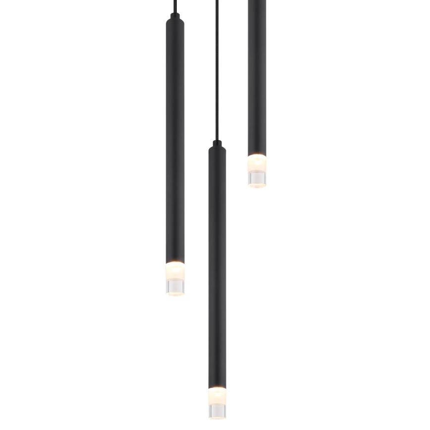 Globo - Chandelier on a string 3xG9/4W/230V d. 24 cm black